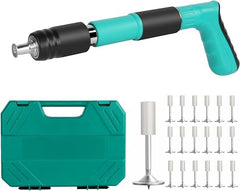 Rivet Gun with 20 Nails, 5-Speed Adjustable, Double Silencer Steel Nail Gun