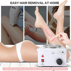 Professional Single Hair Wax Warmer | Electric Wax Heater Machine for Salon & Home Use | Adjustable Temperature Control