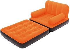 Foldable Inflatable Lazy Sofa Bed | Comfortable Single-Seat for Balcony, Garden, & Outdoor Use