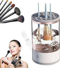 3-in-1 Automatic Makeup Brush Cleaner and Dryer – Electric USB-Powered Makeup Brush Cleaning Machine