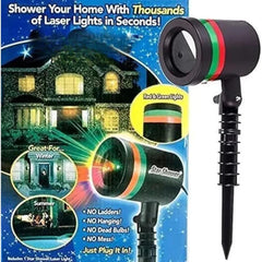 Indoor & Outdoor Laser Light Projector | Thousands of Stars for Parties & Décor