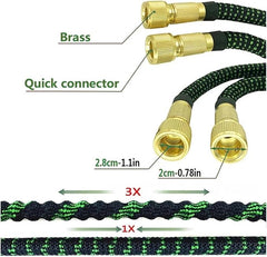 High-Pressure Expandable Garden Water Hose – 30 Meters Flexible Magic Hose with Sesame Granules, Perfect for Gardening, Farm Irrigation, and Car Washing