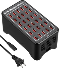 30-Port USB Charging Hub – 150W High-Speed Multi-Device Charger for Smartphones, Tablets, and More