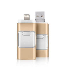 Flash Drive USB Memory Stick U Disk 3-in-1 for Android/iOS Devices – Portable Data Solution