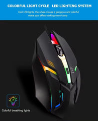 Wired Gaming Mouse with RGB Lights | Adjustable DPI & Ergonomic Design