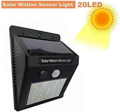 20 LED Solar Motion Sensor Light | Energy-Efficient Outdoor Wall & Path Security Lamp