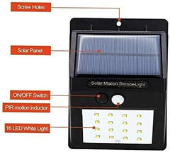 20 LED Solar Motion Sensor Light | Energy-Efficient Outdoor Wall & Path Security Lamp